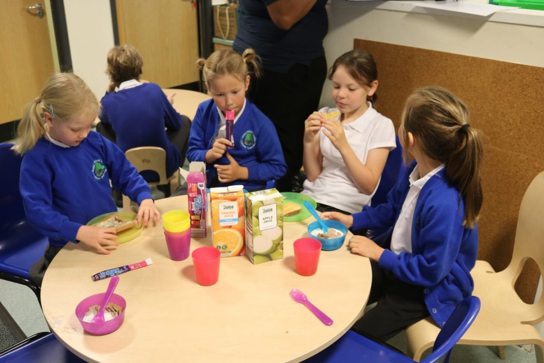 Helping children to recognise the importance of eating breakfast