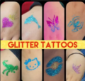 Glitter Tattoos -  £45 upto 25 children 